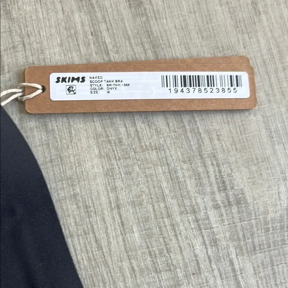 SKIMS Black Intimates Bra with Wide Straps - Picture 2 of 7